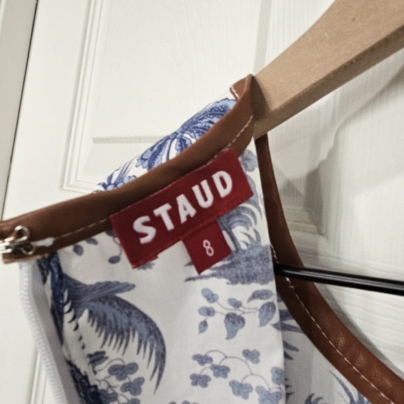 Staud Bait Toile Sleeveless Midi Dress - Picture 8 of 10